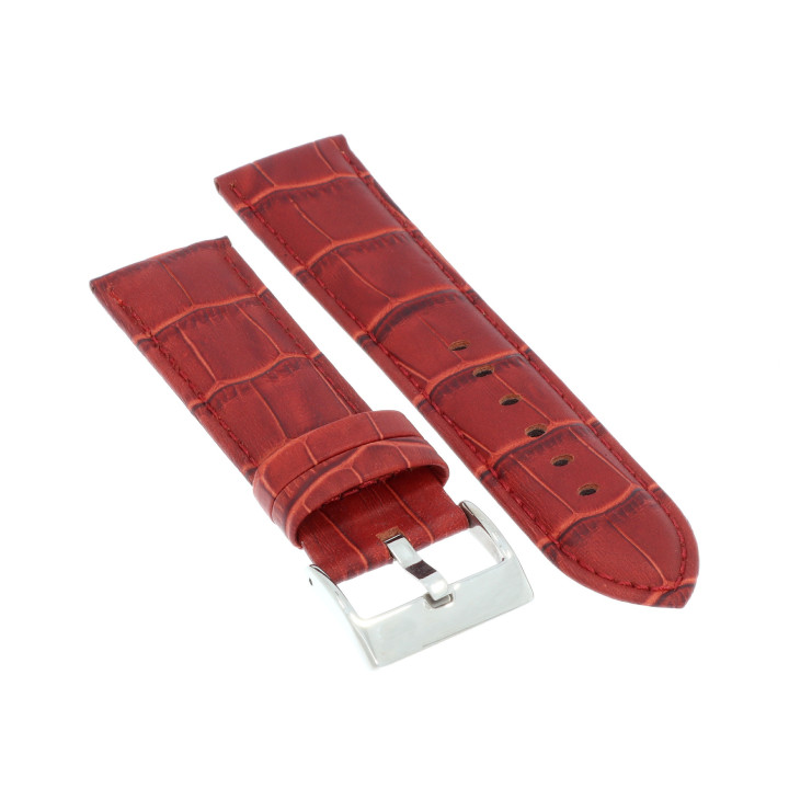 PASEK DO ZEGARKA 24 mm DILOY 368EA.24.8 BRĄZOWY
