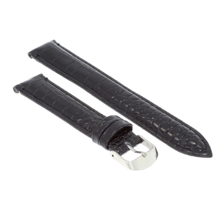 PASEK DO ZEGARKA 20 mm DILOY 412.20.1 CZARNY