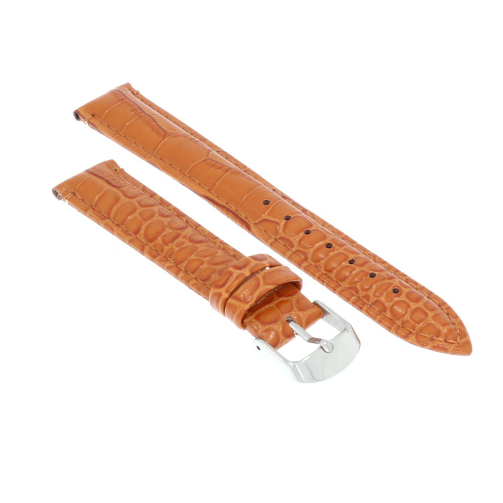 PASEK DO ZEGARKA 18 mm DILOY 412.18.3 BRĄZOWY