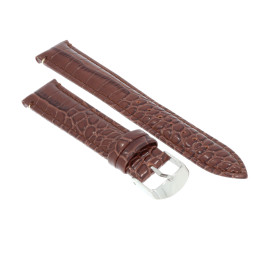 PASEK DO ZEGARKA 20 mm DILOY 412.20.2 BRĄZOWY