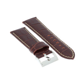 PASEK DO ZEGARKA 26 mm DILOY 378EA.26.2 BRĄZOWY