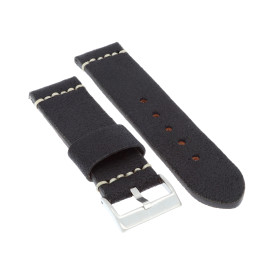 PASEK DO ZEGARKA 24 mm DILOY 406.24.1 CZARNY