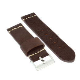 PASEK DO ZEGARKA 24 mm DILOY 406.24.2 BRĄZOWY