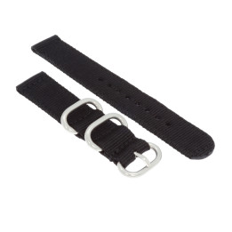 PASEK DO ZEGARKA 18 mm DILOY 408.18.1 CZARNY