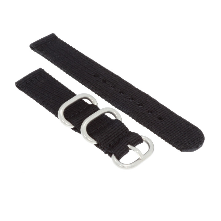 PASEK DO ZEGARKA 18 mm DILOY 408.18.1 CZARNY