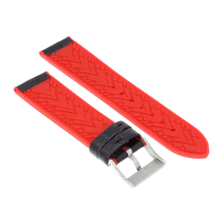 PASEK DO ZEGARKA 22 mm DILOY 420.22.1.6 CZARNY