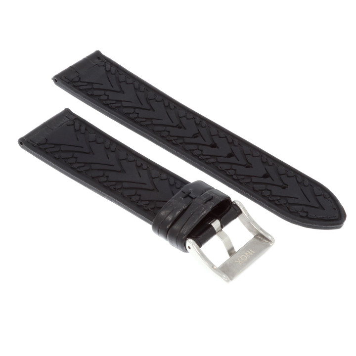 PASEK DO ZEGARKA 22 mm DILOY 420.22.1.1 CZARNY