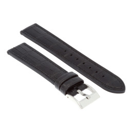 PASEK DO ZEGARKA 20 mm DILOY 420.20.1.1 CZARNY