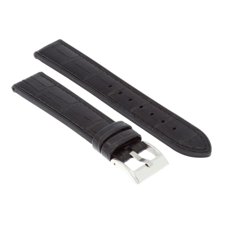 PASEK DO ZEGARKA 20 mm DILOY 420.20.1.1 CZARNY