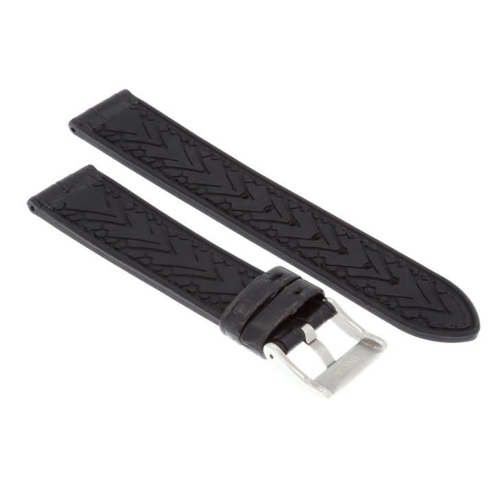 PASEK DO ZEGARKA 20 mm DILOY 420.20.1.1 CZARNY