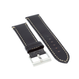 PASEK DO ZEGARKA 24 mm DILOY 373.24.1 CZARNY