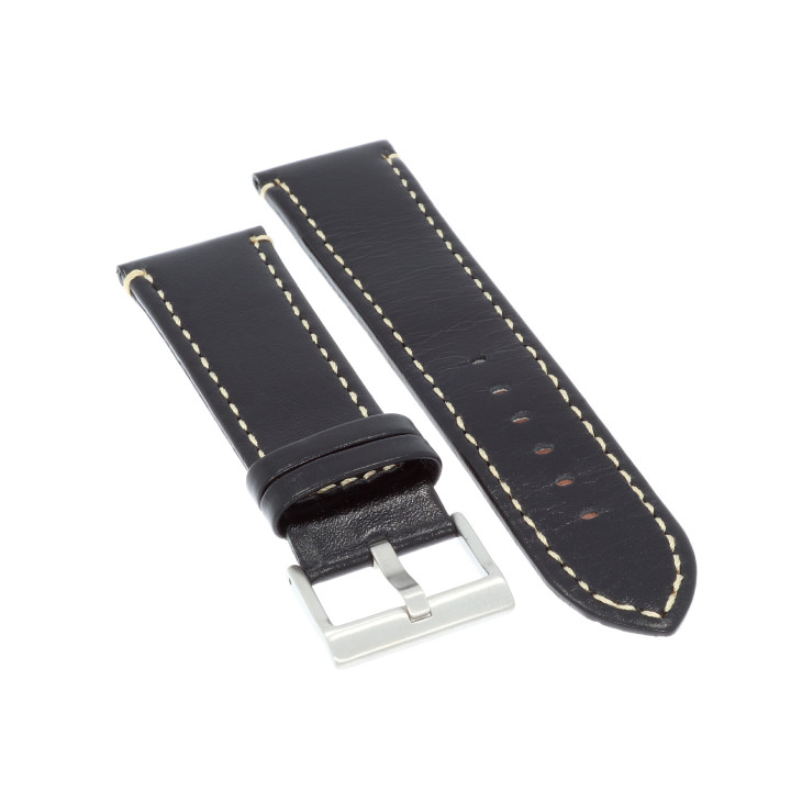 PASEK DO ZEGARKA 24 mm DILOY 373.24.1 CZARNY