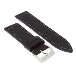 PASEK DO ZEGARKA 24 mm DILOY 404.24.1 CZARNY