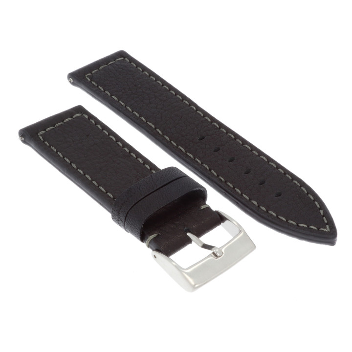 PASEK DO ZEGARKA 24 mm DILOY 404.24.1 CZARNY