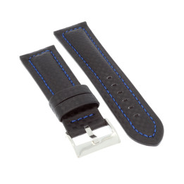 PASEK DO ZEGARKA 24 mm DILOY 374.24.1.5 CZARNY