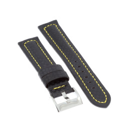 PASEK DO ZEGARKA 20 mm DILOY 374.20.1.10 CZARNY