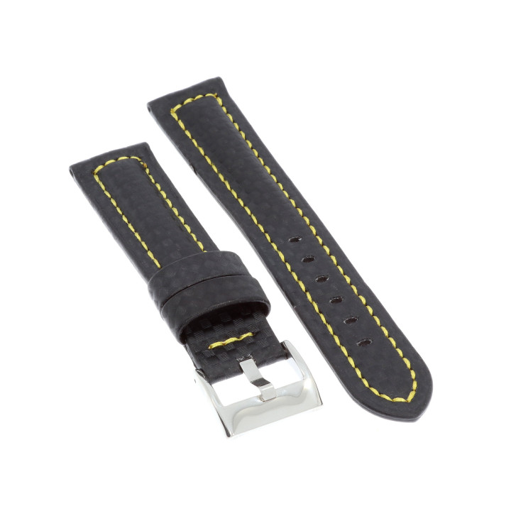 PASEK DO ZEGARKA 20 mm DILOY 374.20.1.10 CZARNY