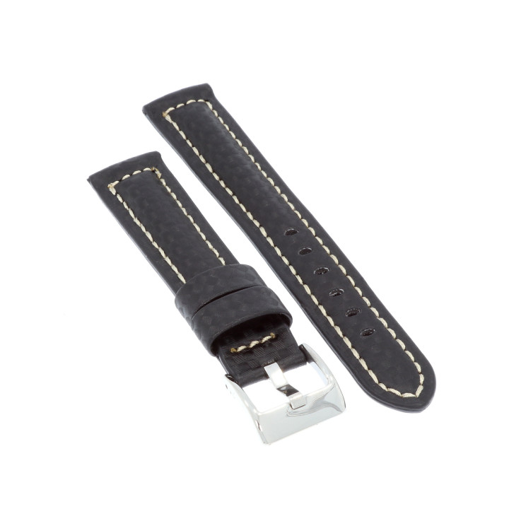 PASEK DO ZEGARKA 18 mm DILOY 374.18.1.22 CZARNY