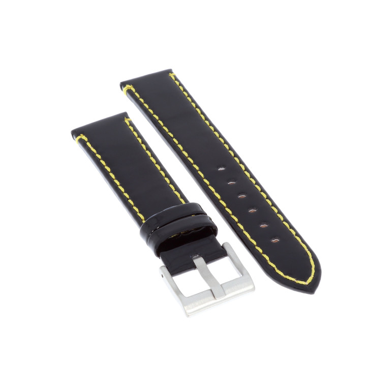 PASEK DO ZEGARKA 20 mm DILOY 375.20.1.10 CZARNY