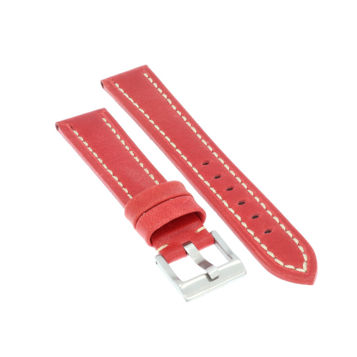 PASEK DO ZEGARKA 18 mm DILOY 377.18.6 CZERWONY