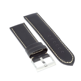 PASEK DO ZEGARKA 24 mm DILOY 377EA.24.1 CZARNY