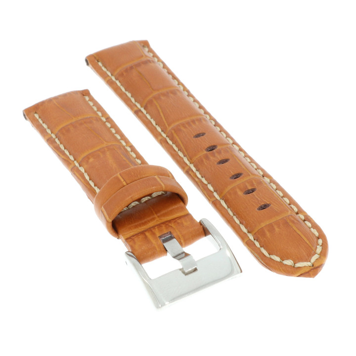 PASEK DO ZEGARKA 18 mm DILOY 378.18.3 BRĄZOWY