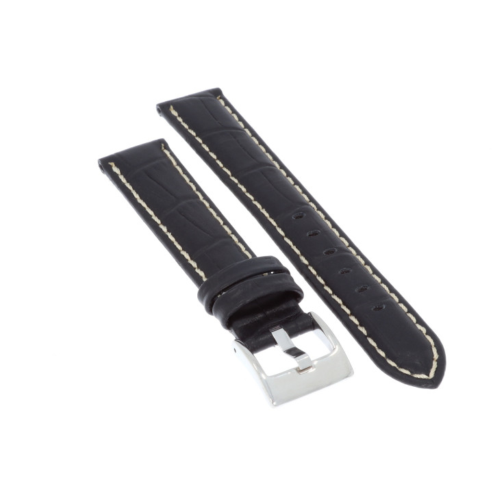 PASEK DO ZEGARKA 18 mm DILOY 378.18.1 CZARNY