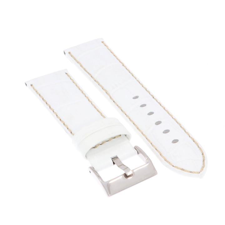 PASEK DO ZEGARKA 24 mm DILOY 378.24.22 BIAŁY