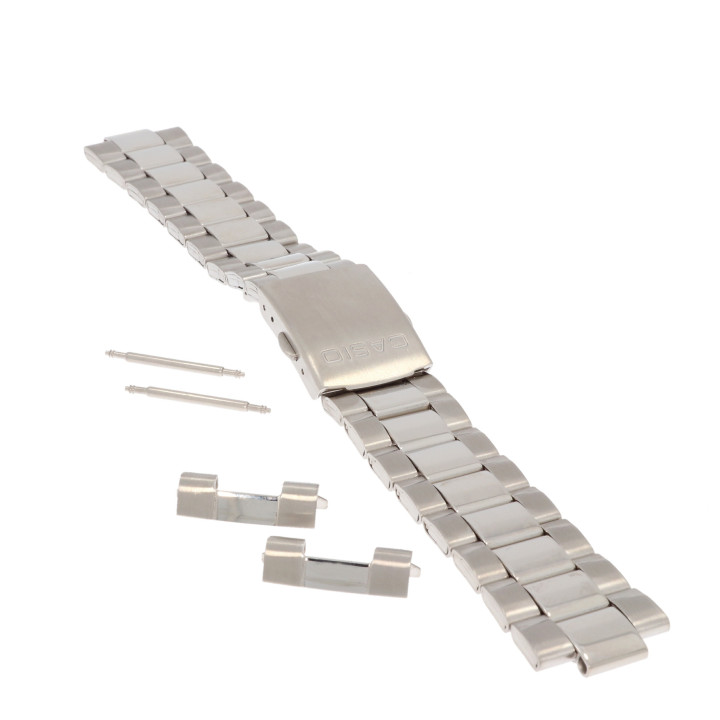 ORYGINALNA BRANSOLETA CASIO BEM-502 BEM-502D-1AV STALOWA