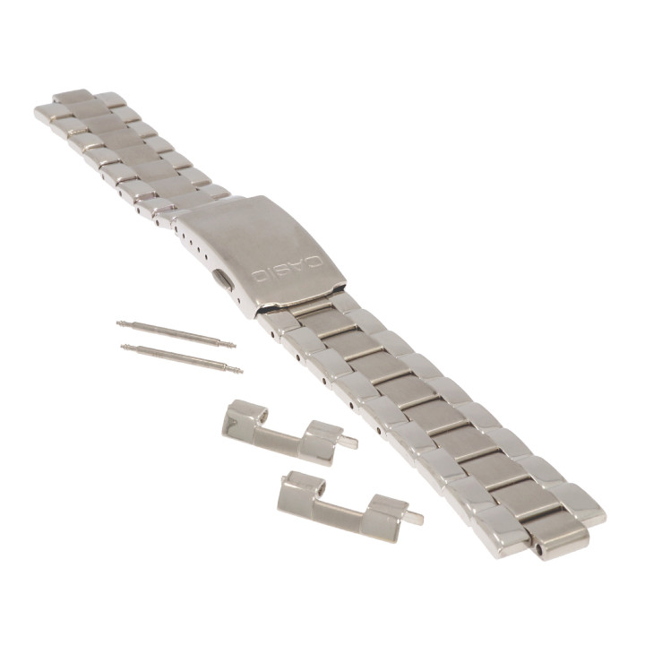 ORYGINALNA BRANSOLETA CASIO BEM-105 BEM-105D-1AV STALOWA